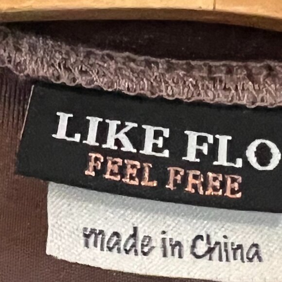 Like Flo Taupe Velvet Dress Brand New Tiered - Picture 6 of 6